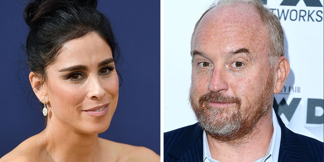 Sarah Silverman and fellow comedian Louis C.K. are longtime friends.