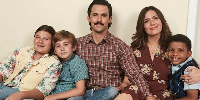 Mackenzie Hancsicsak as Kate, Parker Bates as Kevin, Milo Ventimiglia as Jack, Mandy Moore as Rebecca, Lonnie Chavis as Randall.