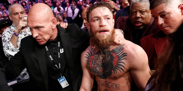 McGregor Nurmagomedov suspended fined for UFC 229 post fight brawl