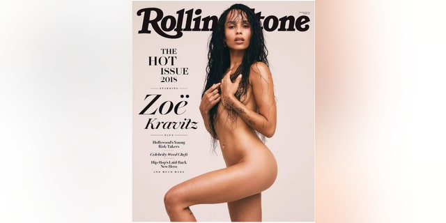 Zoe Kravitz recreated her mom's iconic nude Rolling Stone photoshoot.