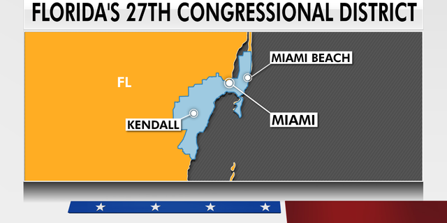 The South Florida House district stretches across Miami Beach, Coral Gables, Key Biscayne and Little Havana. (Fox News)