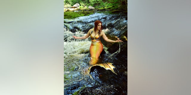 She first experimented with mermaiding in 2008, when chronic pain in her legs reached breaking point and she struggled to walk on land.