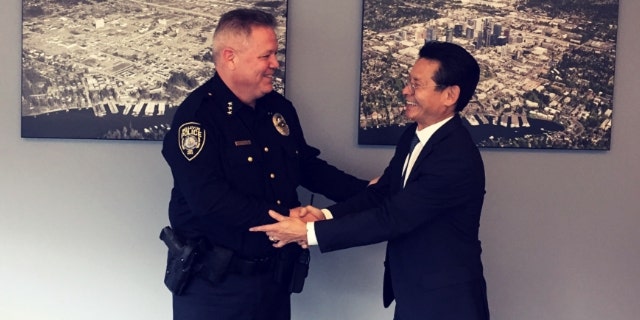 Bellevue Police Chief Steve Mylett said the investigation that cleared him of sexual assault allegations was "a hard time for both me and my family."
