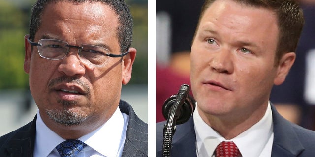 Rep. Keith Ellison, D-Minn., left, and former state Rep. Representative Doug Wardlow are competing in a close race for Minnesota Attorney General.
