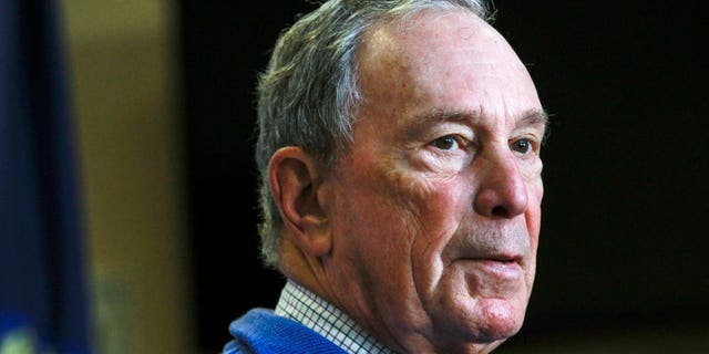 Former New York City Mayor Michael Bloomberg speaks at a Moms Demand Action gun safety rally at City Hall in Nashua, N.H., on Oct. 13, 2018. (AP Photo/Cheryl Senter, File)