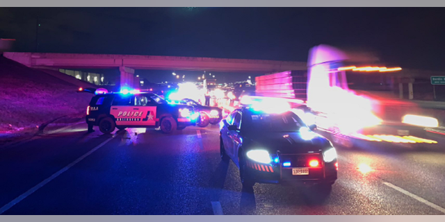 A road rage victim survived being shot in front of his family, police in Arlington, Texas, say.