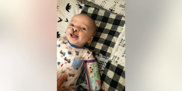 Cam's cleft lip and palate were not detected in mom Sara's sonograms.
