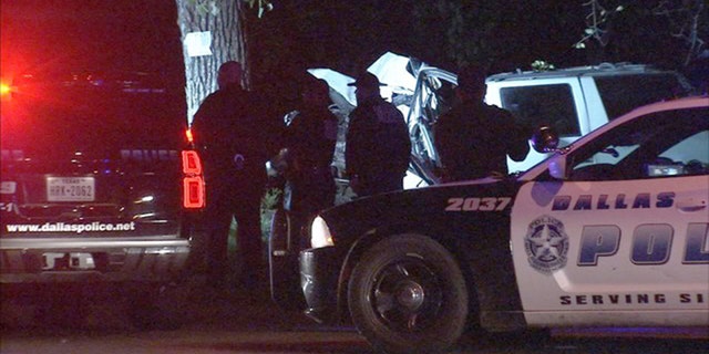 Dallas police say a man died while pursuing the person who shot and killed his relative in a Texas home.