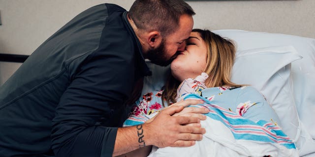 Erin said daughter Scottie's birth was made even more special because she was born on her late grandfather's birthday.
