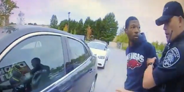 Police said Detavis Madison was driving with his infant daughter in his lap.