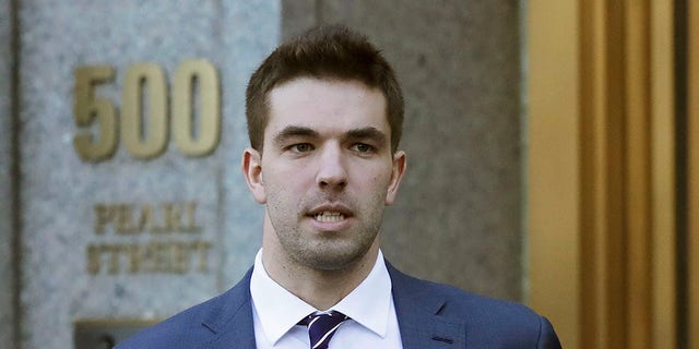 Billy McFarland, the promoter of the failed Fyre Festival in the Bahamas, leaves federal court after pleading guilty to wire fraud charges in New York March 6, 2018.