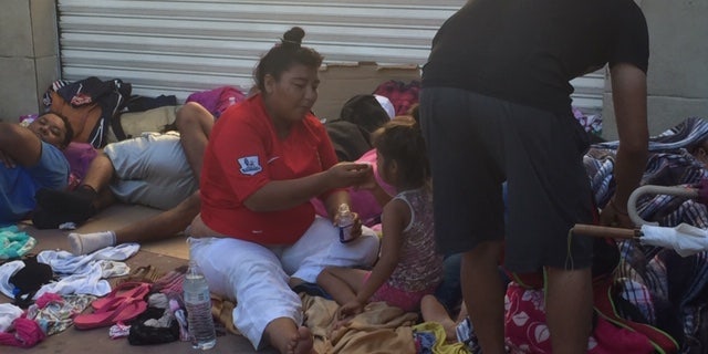 The caravan traveled 25 miles on Monday. They plan to walk 43 miles on Wednesday. Many of those walking were suffering from exhaustion, dehydration, heat stroke. Some sought medical attention from local clinics. But the numbers have not waned.