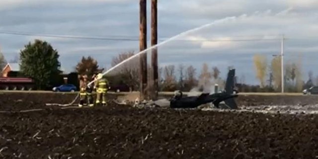 Two utility workers were killed when a helicopter crashed Tuesday afternoon in upstate New York.