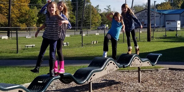 Avery, Hailey, Aliyah and Aliva have a playtime before hair and nails.