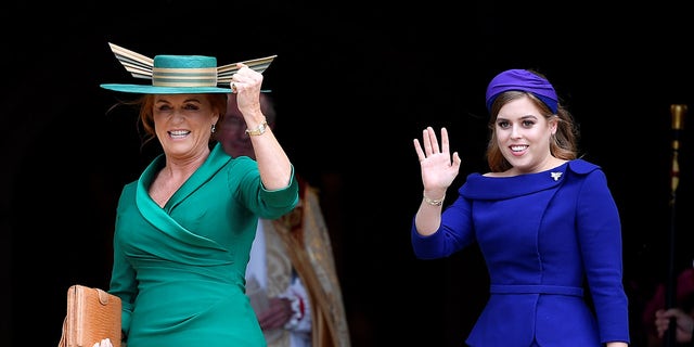 Sarah Ferguson, Duchess of York, left, shares two daughters with Prince Andrew — Princess Beatrice (pictured here) and Princess Eugenie.