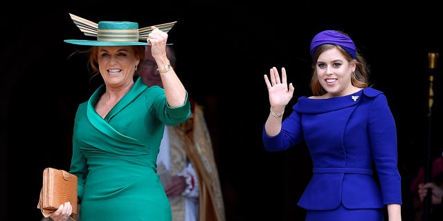 Sarah Ferguson, Duchess of York, left, shares two daughters with Prince Andrew — Princess Beatrice (pictured here) and Princess Eugenie.