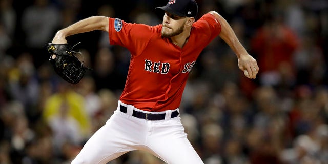 Boston Red Sox starting pitcher Chris Sale will take the mound on Game 1 of the 2018 World Series.
