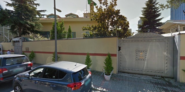 The Saudi Arabian consulate in Istanbul, Turkey. Journalist Jamal Khashoggi has not been seen or heard from since he walked into the property nearly a week ago.