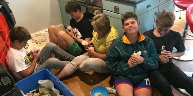 Owner Christine Conner, 53, was forced to hand-rear the giant litter and told that the puppies would need round the clock care - and be fed from a bottle every two hours.