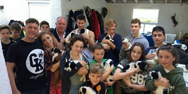 Conner said that all the surviving puppies - named Plum, Patch, Molly-Blue, Hank, Tia, Orange, Red Dog, Runty, Dutch, Morgan and Macie have now been rehomed - but she has kept one for herself.