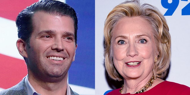 Donald Trump Jr. and former Secretary of State Hillary Clinton