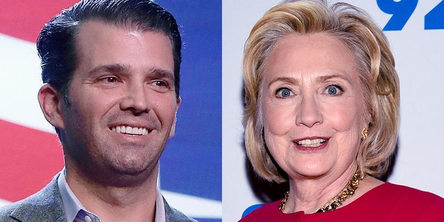 Donald Trump Jr. and former Secretary of State Hillary Clinton