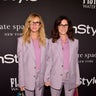 Julia Roberts and her stylist Elizabeth Stewart don matching outfits at the 2018 InStyle Awards at The Getty Center on October 22, 2018 in Los Angeles, Califo.