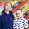 Ansel Elgort and Chloe Sevigny hang out at the FENDI MANIA Drop in New York City on October 16, 2018.