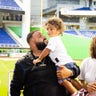 DJ Khaled showed his son some love while Cybex and Tot Living by Haute Living celebrated Asahd Khaled's 2nd birthday in Miami, FL on October 13, 2018.