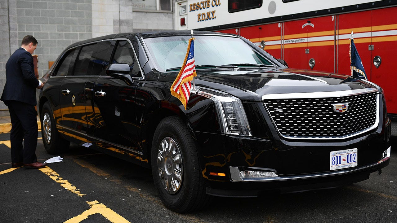 trump gm awkwardly silent on new cadillac presidential limousine