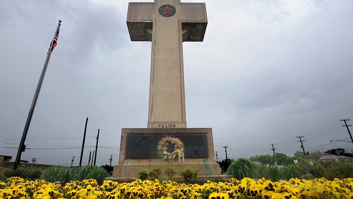 The case regarding whether or not a Maryland war memorial in the shape of a cross goes against the separation of church and state was accepted for final review by Supreme Court justices on Friday. (Algerina Perna /The Baltimore Sun via AP, File)