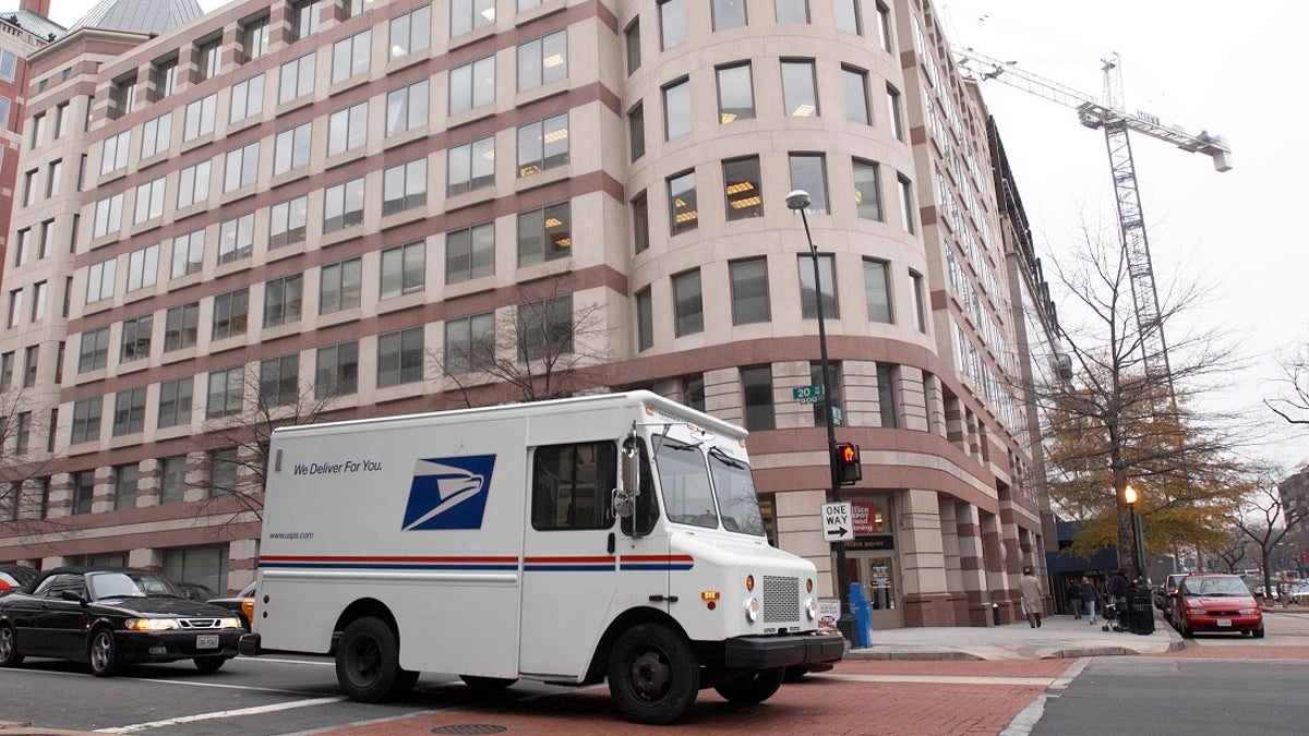 U.S. Post Office mail truck