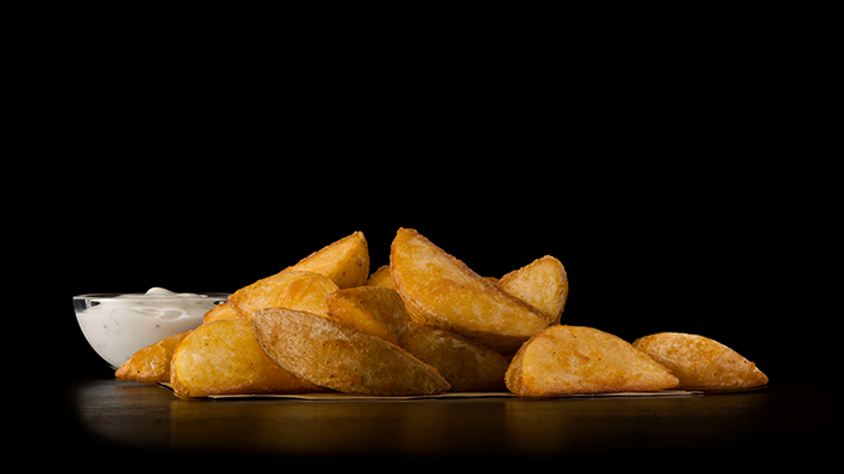 Straight from French McDonald's comes the "deluxe potatoes." 