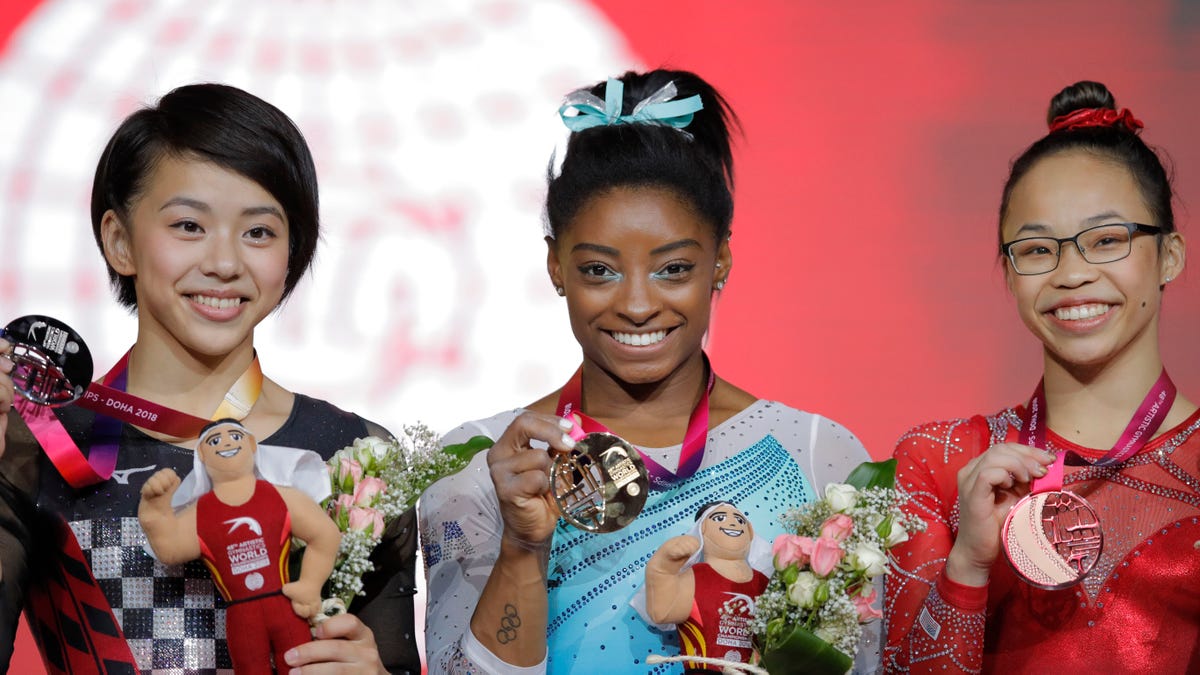 Simone Biles Makes History With Fourth All-around World Championship ...