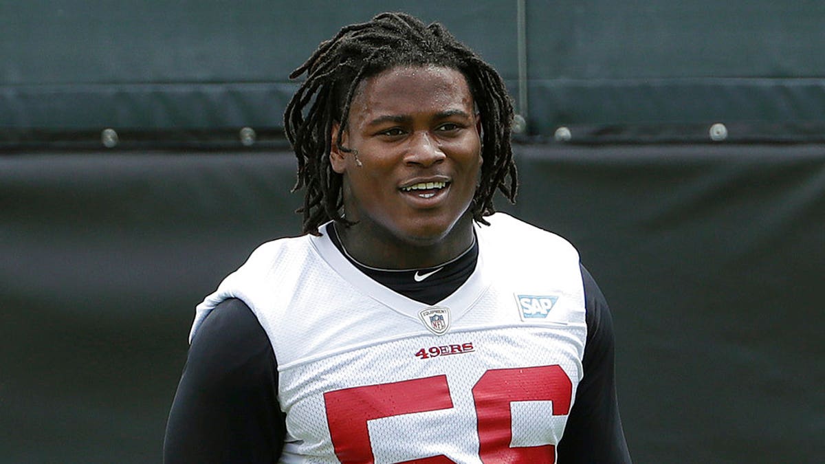 Former 49ers linebacker Reuben Foster was claimed off waivers by the Washington Redskins on Tuesday.<br>