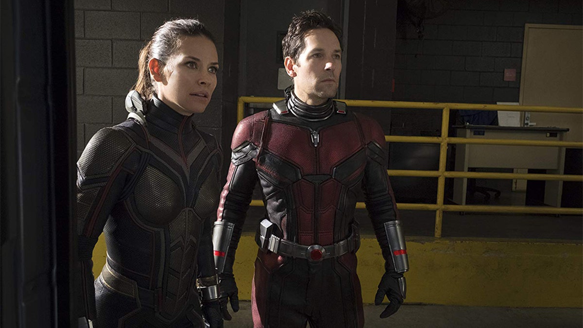 Evangeline Lilly and Paul Rudd in "Ant-Man and The Wasp."