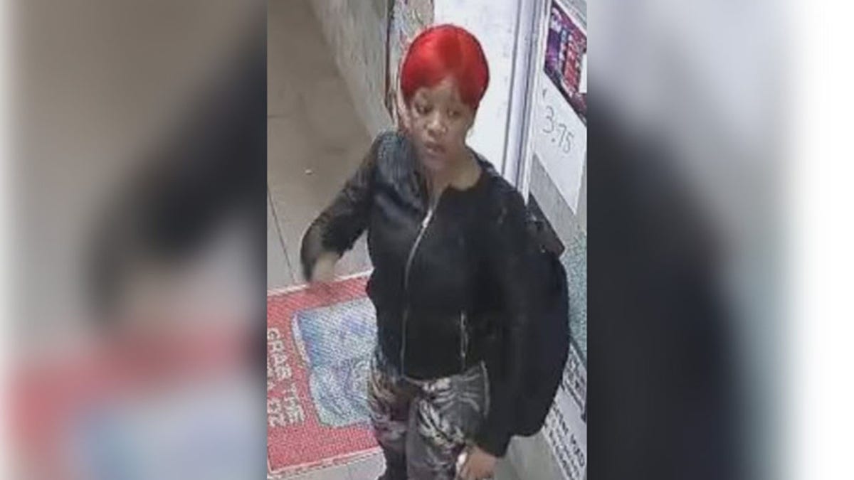 An unidentified woman sporting flame red hair allegedly used a hairspray can as a torch after she was denied a free beer at a Philadelphia deli.