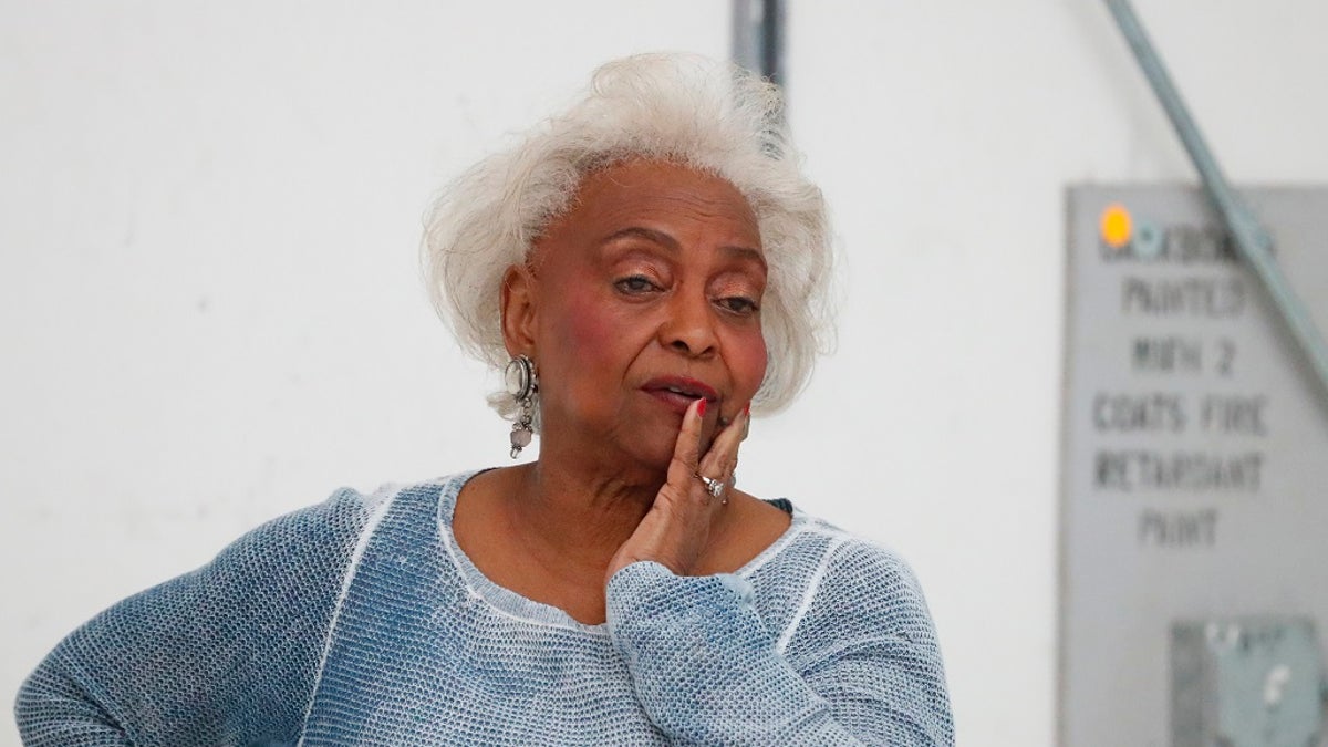 Broward County Supervisor of Elections Brenda Snipes watches workers do a hand recount at the Broward County Supervisor of Elections office.