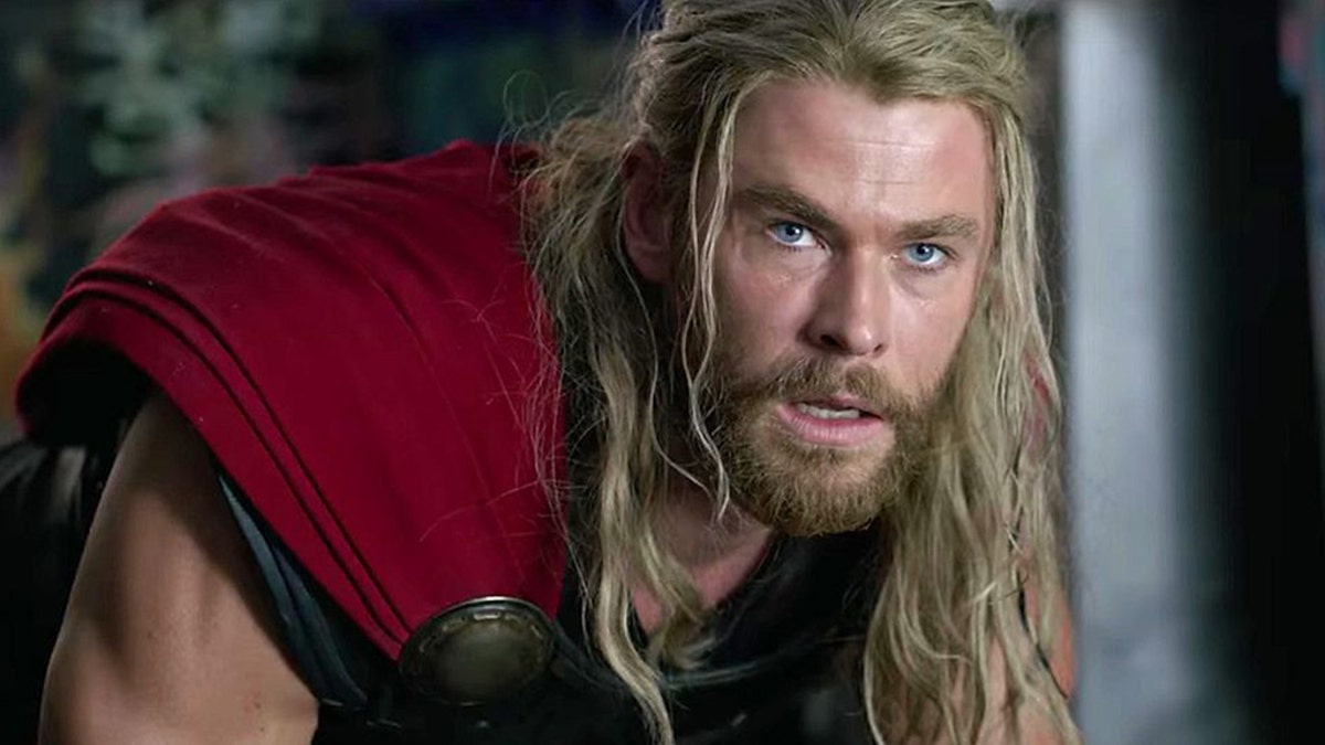 Chris Hemsworth as Thor.