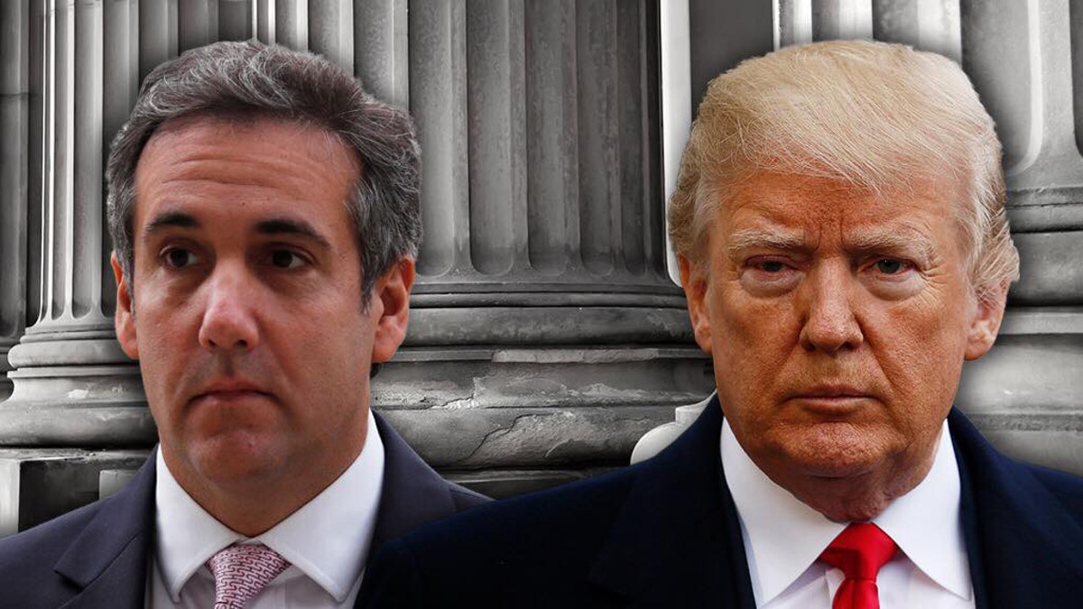 Michael Cohen, left, a former personal lawyer for President Trump, is awaiting sentencing after pleading guilty to campaign-finance and fraud charges.