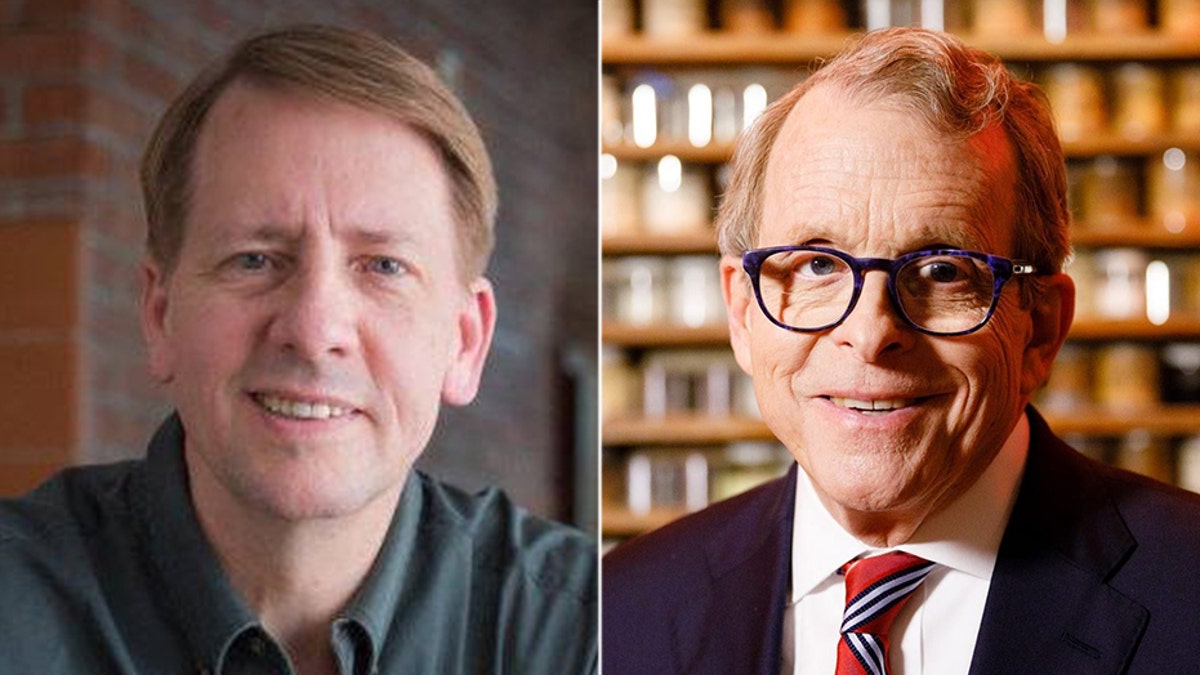 Democrat Richard Cordray (left) faces Republican Mike DeWine in Ohio's gubernatorial race.