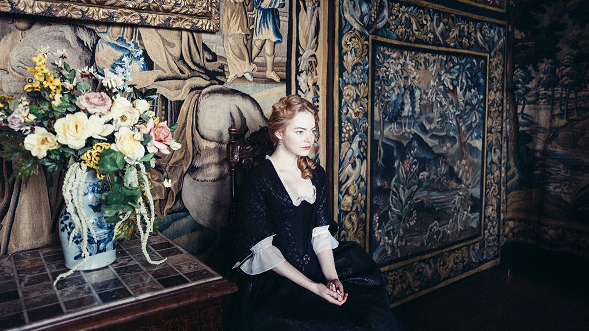 Emma Stone in "The Favourite."