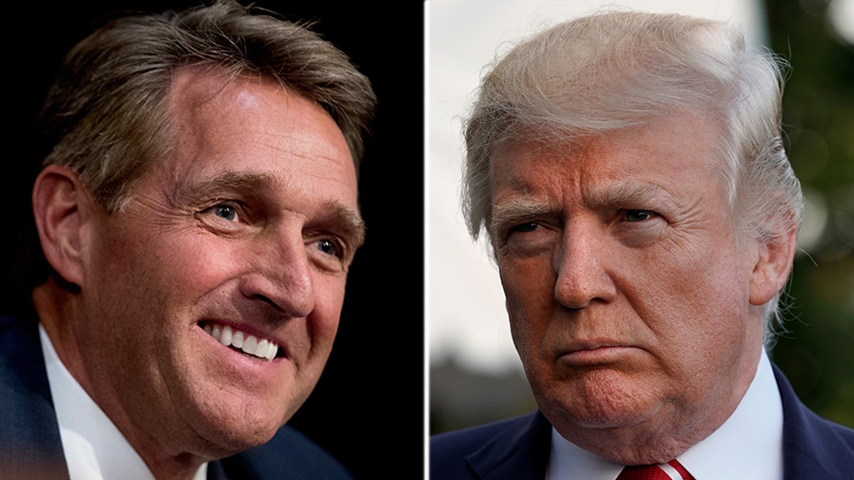 Arizona GOP Sen. Jeff Flake is considering a 2020 challenge of President Trump.