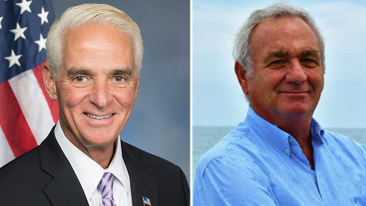 Charlie Crist (left) has won re-election to Florida's district representing St. Petersburg and Clearwater, beating Republican challenger George Buck