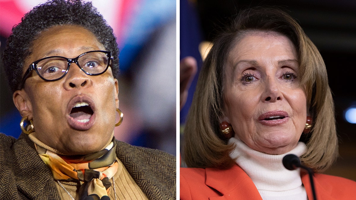 Democrat Rep. Marcia Fudge had been a potential candidate for House speaker. Now she's backing Nancy Pelosi for the job. (AP)