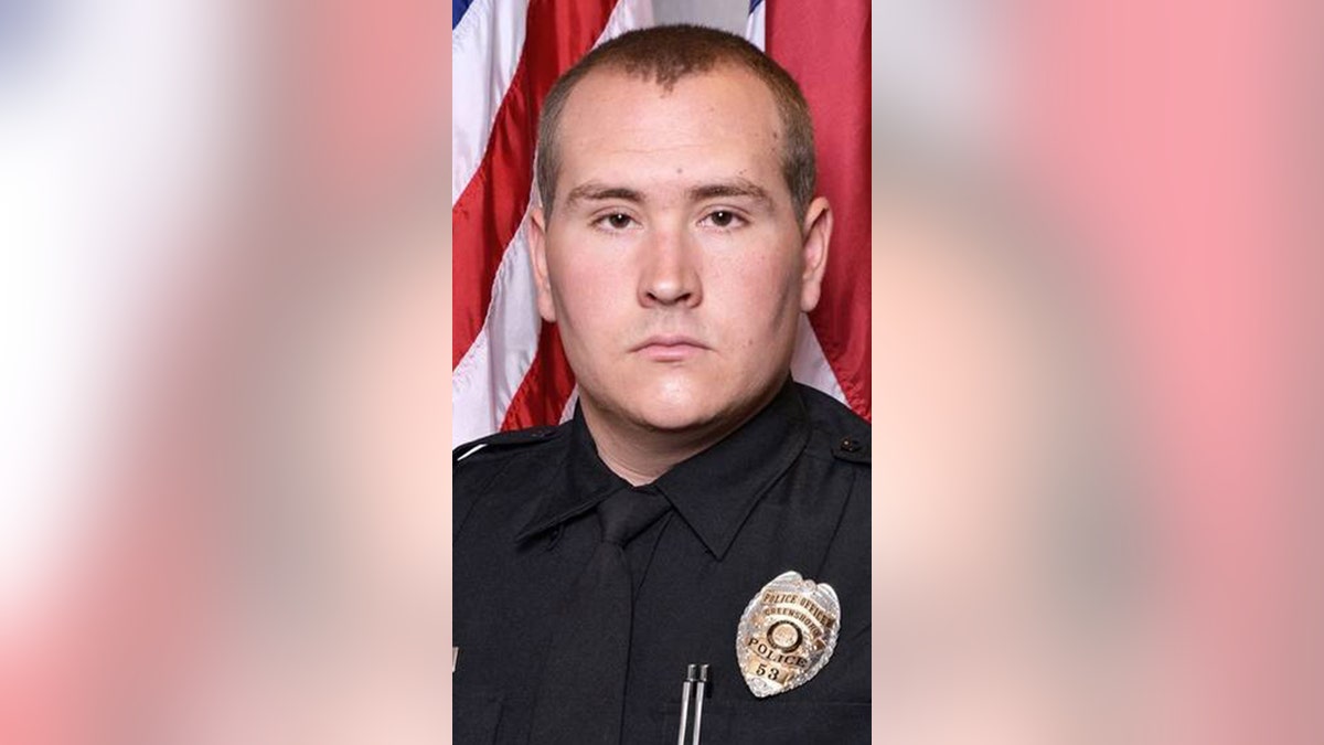Greensboro police Officer Jared William Franks was killed in an accident while in pursuit of a suspect.