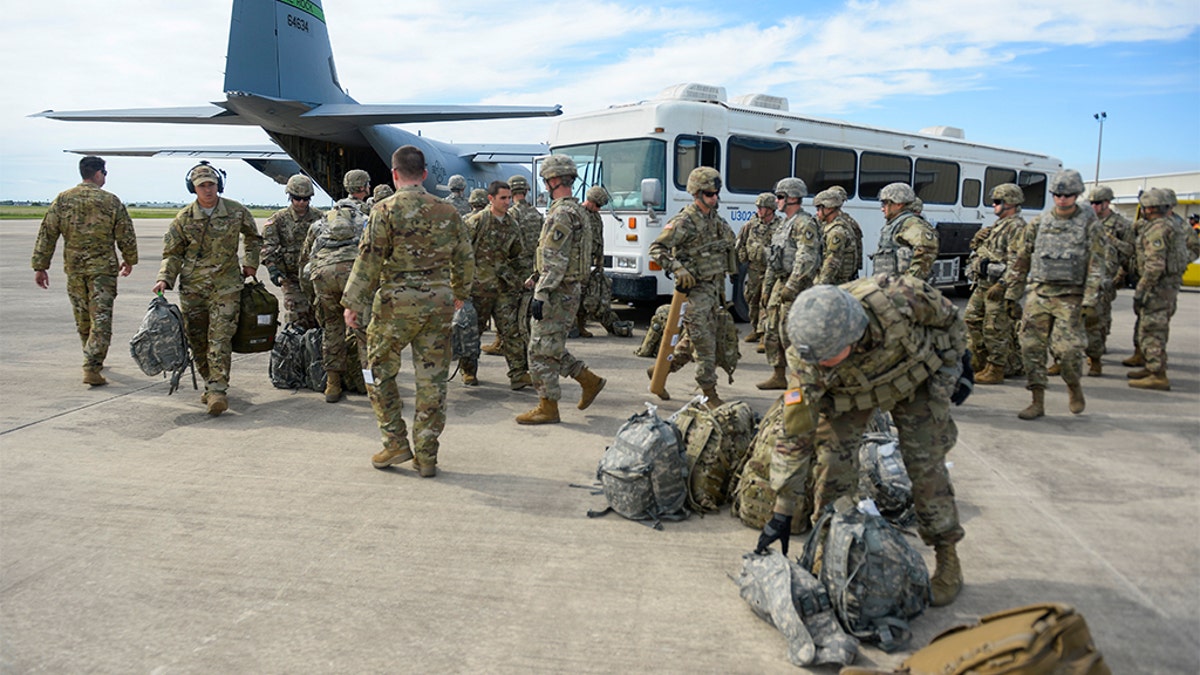 Soldiers from the the 89th Military Police Brigade, and 41st Engineering Company, 19th Engineering Battalion, Fort Riley, KS