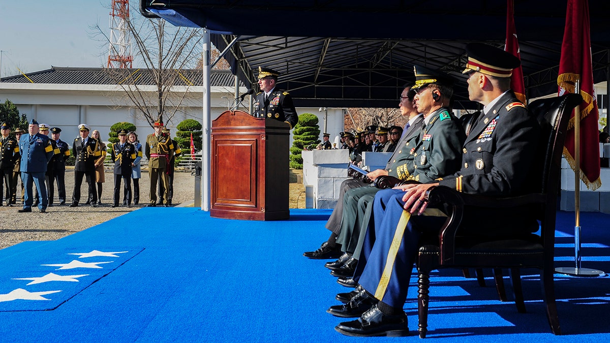 The remains of a United Nations Command service member were repatriated during a ceremony held at U.S. Army Garrison Yongsan, Republic of Korea, Nov. 20, 2018.