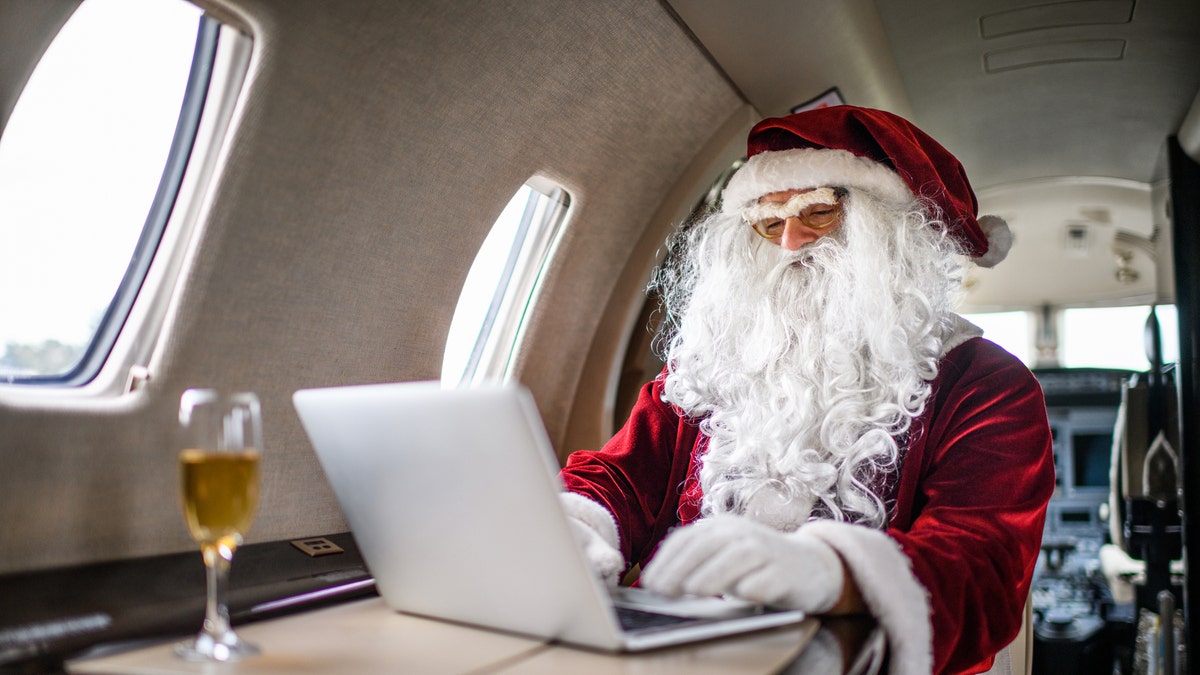 We can't all afford our own private jets like Santa.