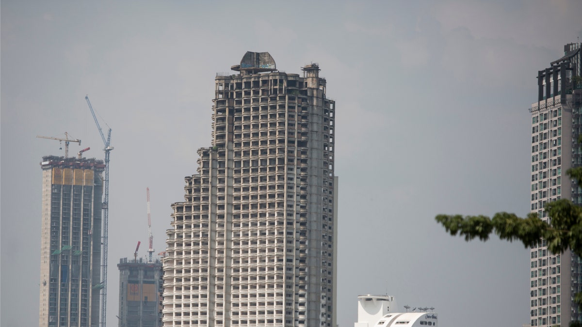 The abandoned tower attracts many extreme tourists, some of whom share their exploits on social media.